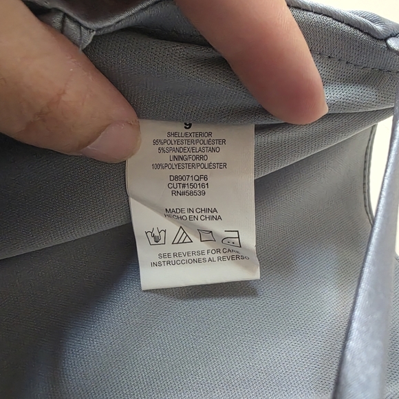 Speechless Satin Lace Up Short Fit & Flare Dress Lightweight Solid Sleeveless‎ 9 - Picture 7 of 7